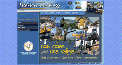 Desktop Screenshot of mediterraneaviaggi.com